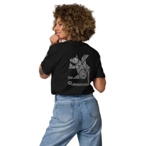 L’Écureuil géométrique — Foncé — Back Print