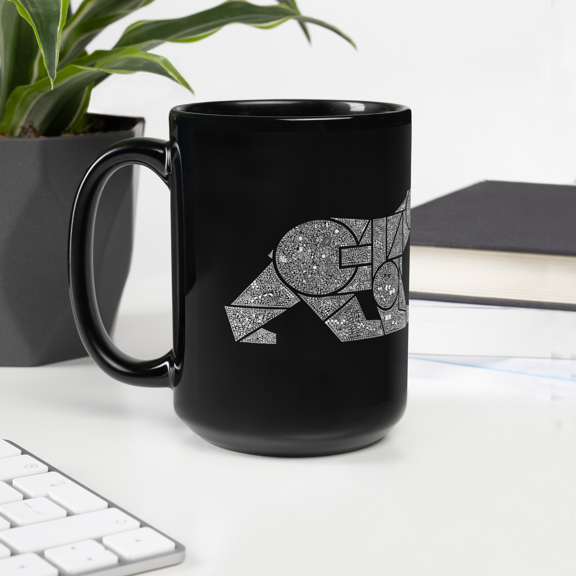 L'ours de Pompon — Mug — Black – Image 14