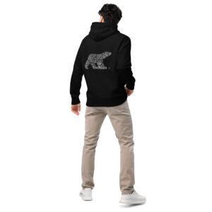 L’Ours de Pompon — Hoodie — Foncé — Back Print