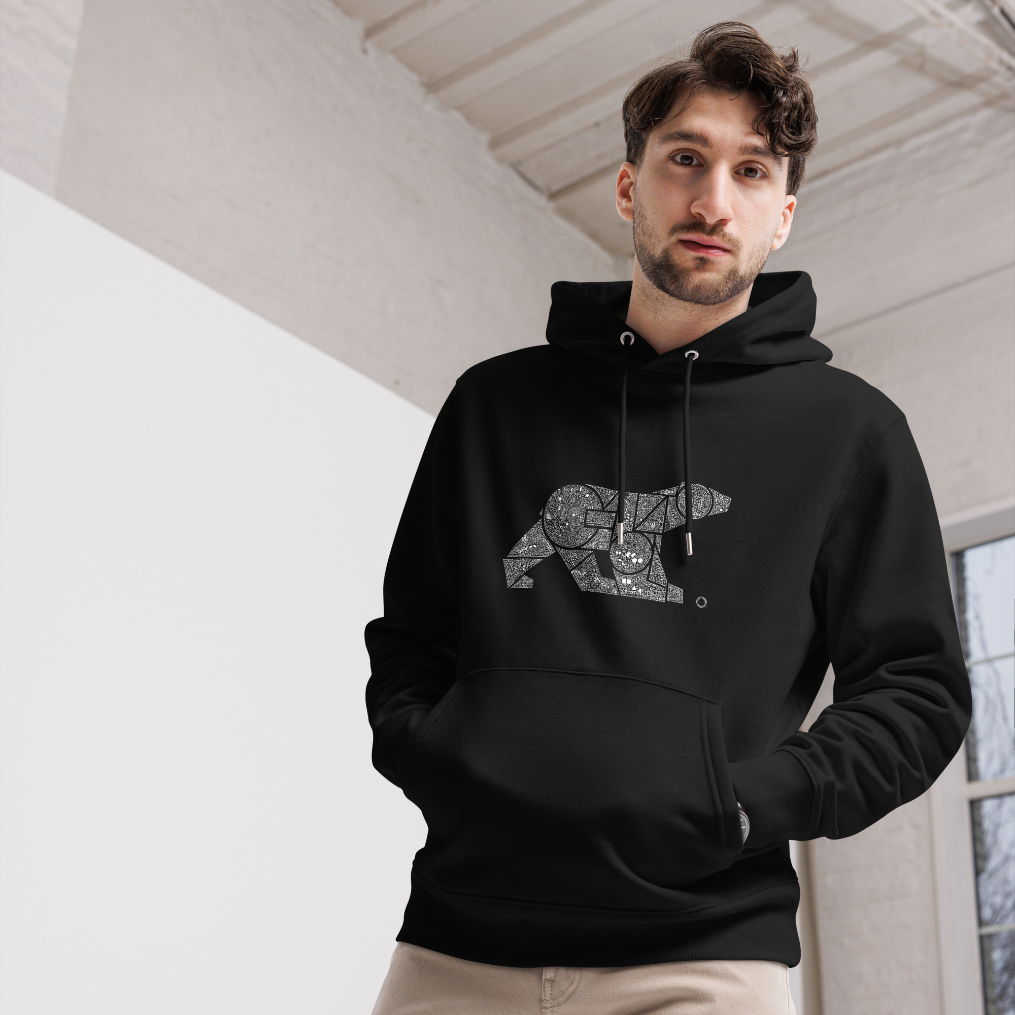 L’Ours de Pompon — Hoodie — Foncé