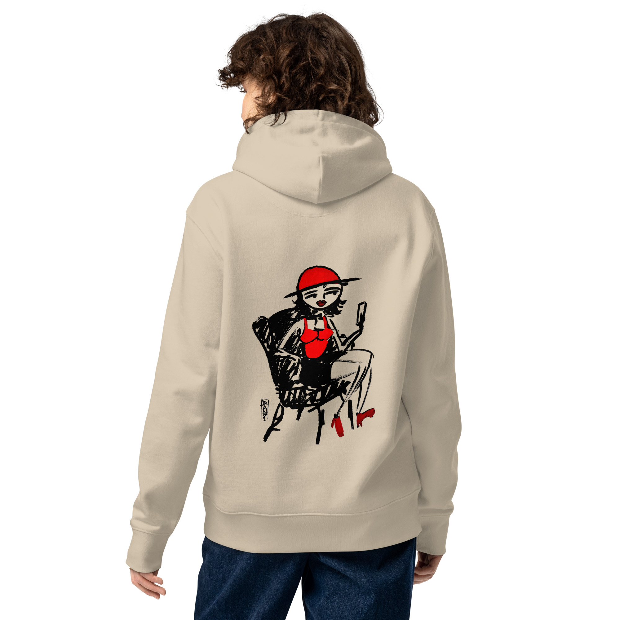 Pin-up Chill Retro — Hoodie — Back Print – Image 11