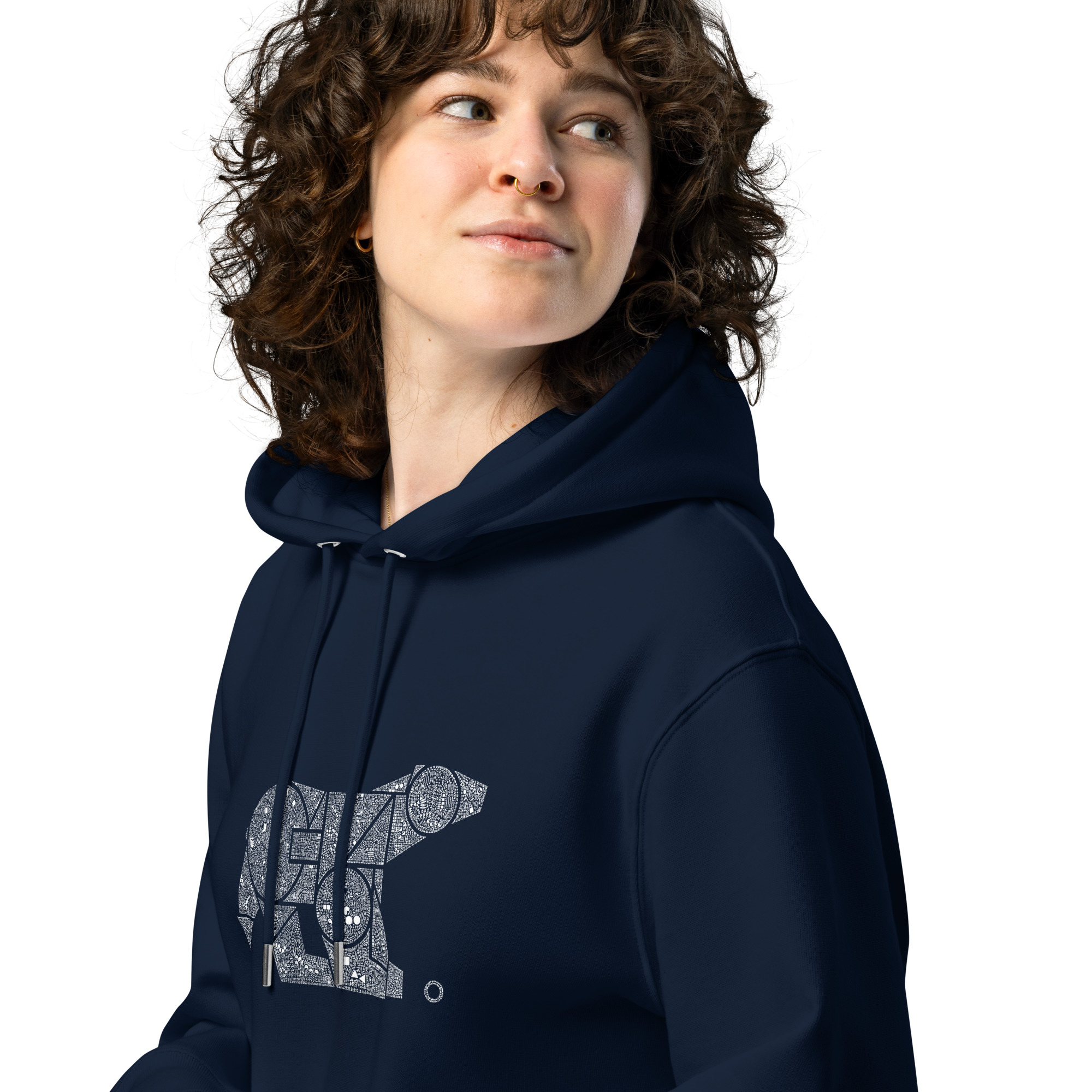 L’Ours de Pompon — Hoodie — Foncé – Image 3