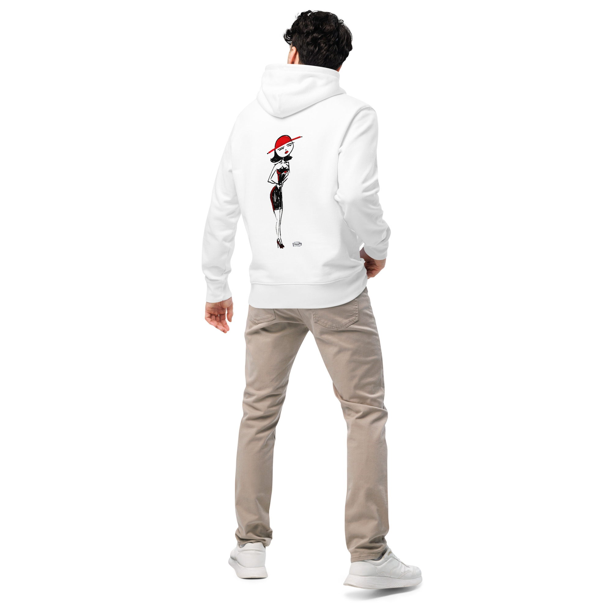 Pin-up Boudeuse — Hoodie — Back Print – Image 2