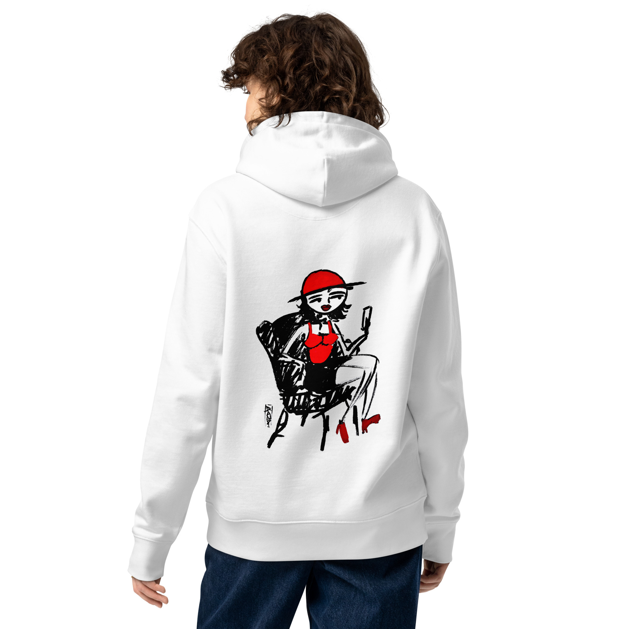 Pin-up Chill Retro — Hoodie — Back Print – Image 12